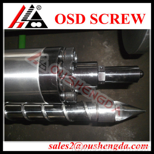 Alloy screw barrel for Milacron injection machine